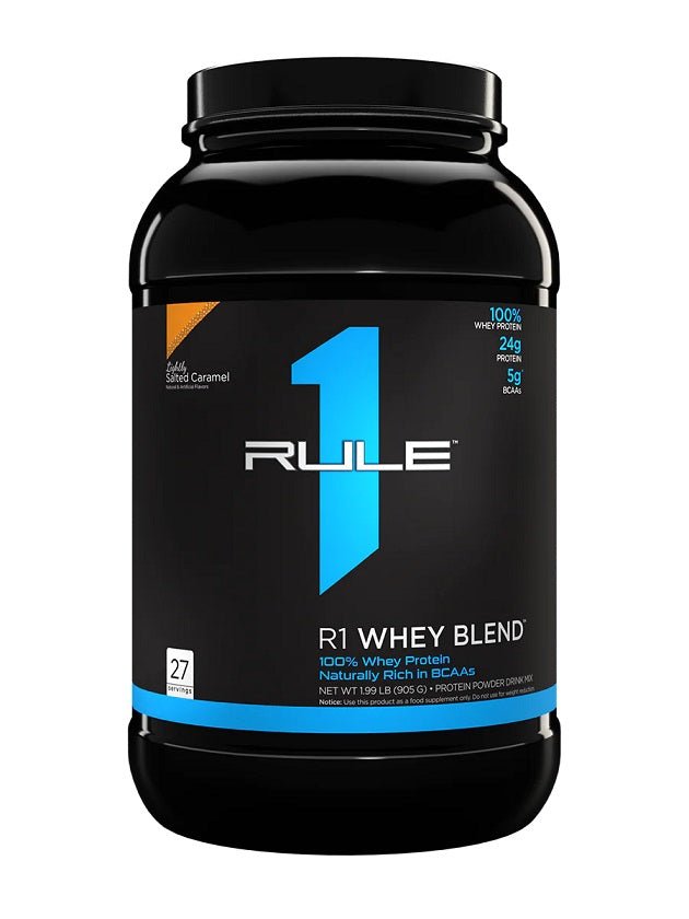 R1 Whey Blend, Lightly Salted Caramel - 905 grams - VitaeSupps