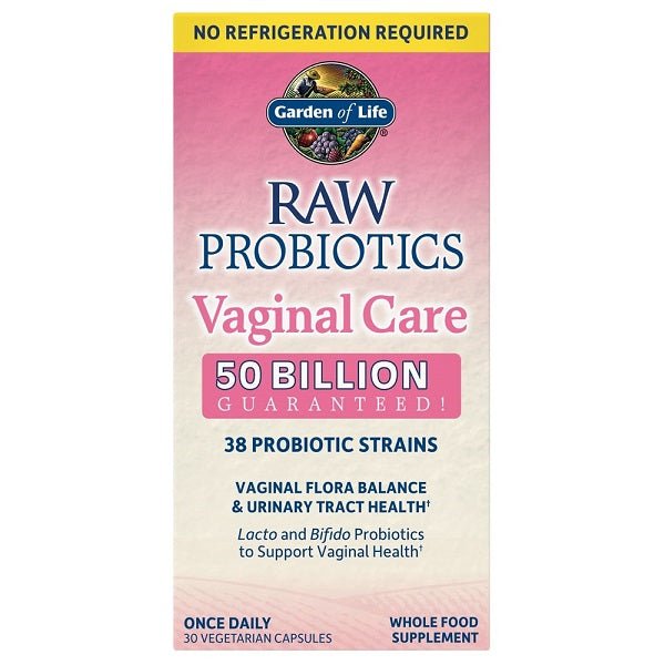 Raw Probiotics Vaginal Care (Shelf - Stable) - 30 vcaps - VitaeSupps