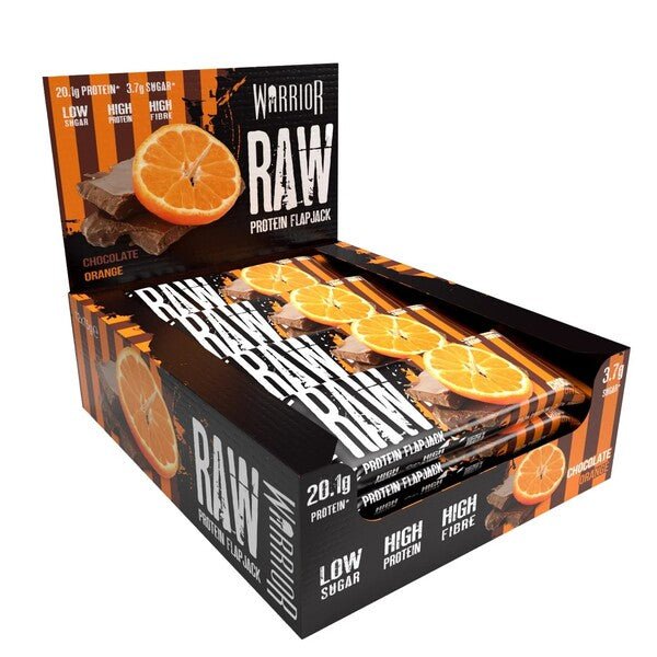 Raw Protein Flapjack, Chocolate Orange - 12 bars - VitaeSupps