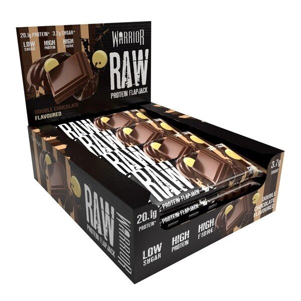 Raw Protein Flapjack, Double Chocolate - 12 bars - VitaeSupps