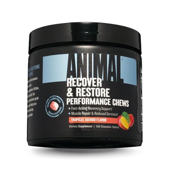 Recover & Restore Performance Chews, Tropical Mango - 120 chewable tabs - VitaeSupps