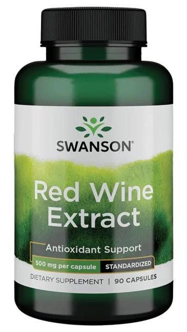 Red Wine Extract, 500mg - 90 caps - VitaeSupps