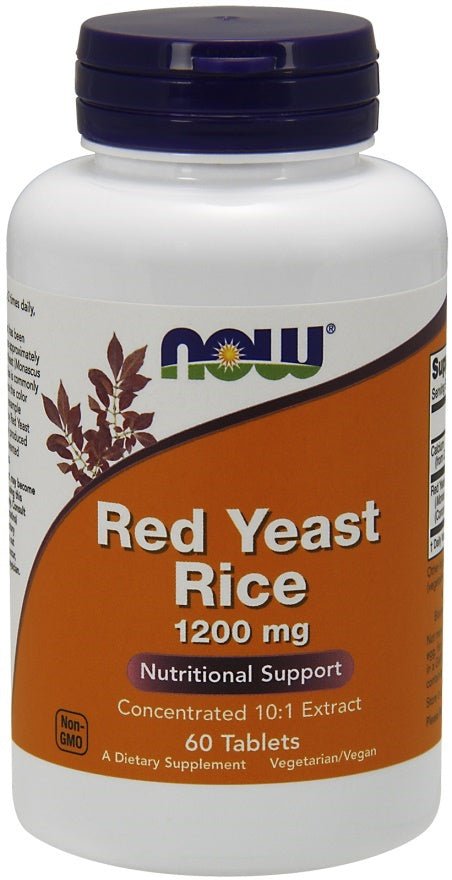 Red Yeast Rice Concentrated 10:1 Extract, 1200mg - 60 tablets - VitaeSupps