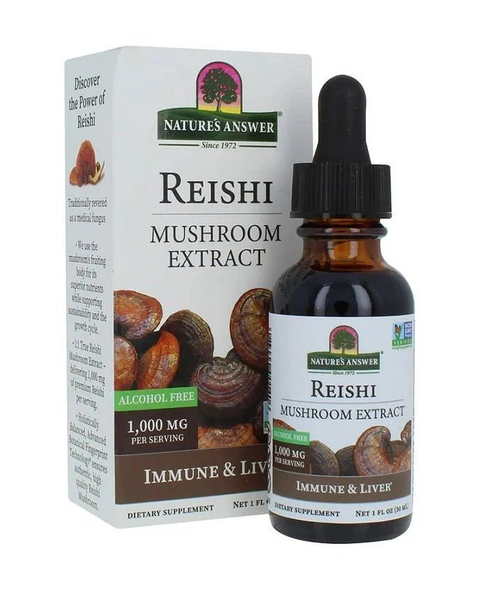 Reishi Mushroom Extract, 1000mg - 30 ml. - VitaeSupps