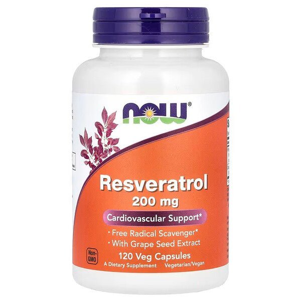 Resveratrol, 200mg - 120 vcaps - VitaeSupps
