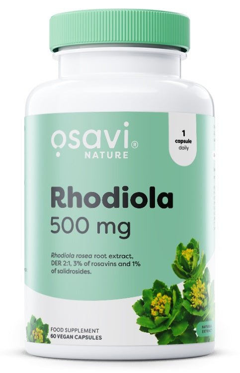 Rhodiola, 500mg - 60 vegan caps - VitaeSupps