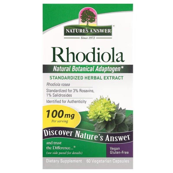 Rhodiola Root, Capsules - 60 vcaps - VitaeSupps