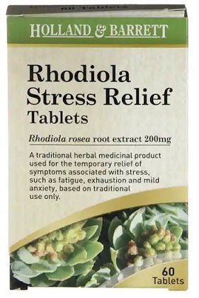 Rhodiola Stress Relief, 200mg - 60 tablets - VitaeSupps