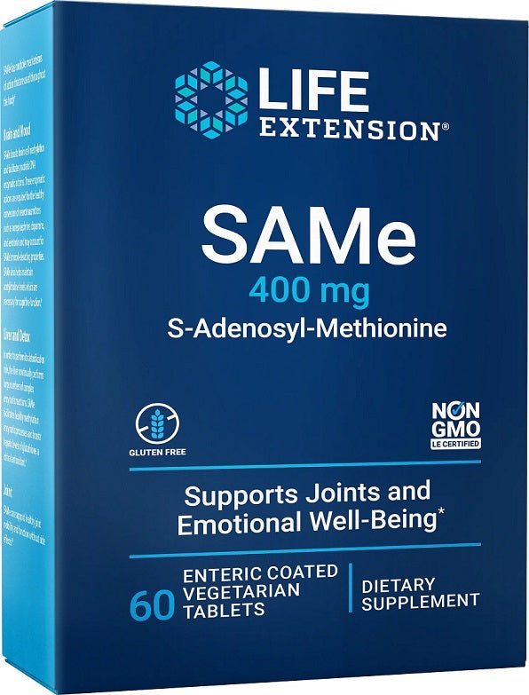 SAMe S - Adenosyl - Methionine, 400mg - 60 enteric coated tabs - VitaeSupps