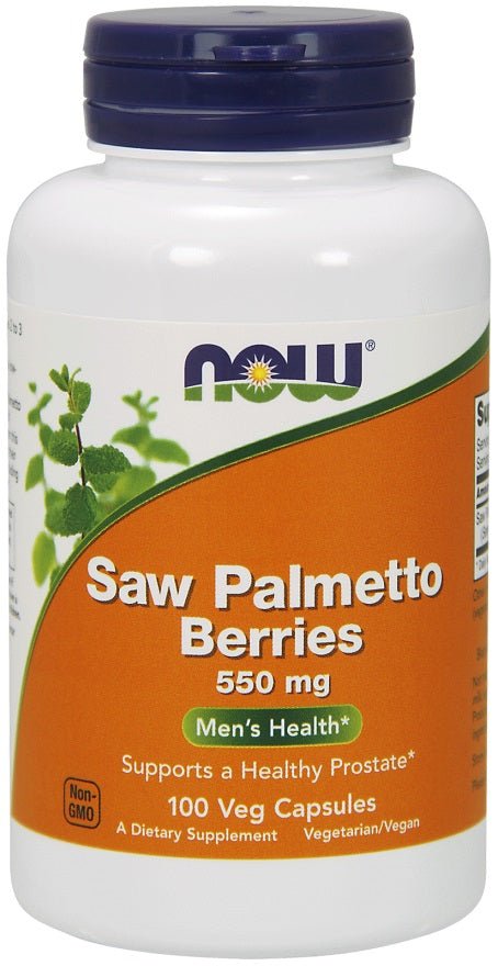 Saw Palmetto Berries, 550mg - 100 vcaps - VitaeSupps