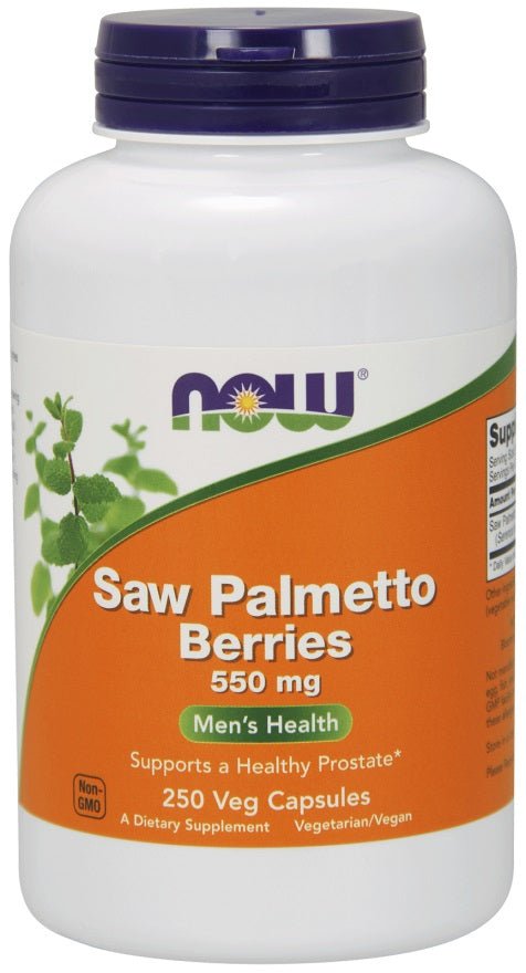 Saw Palmetto Berries, 550mg - 250 vcaps - VitaeSupps