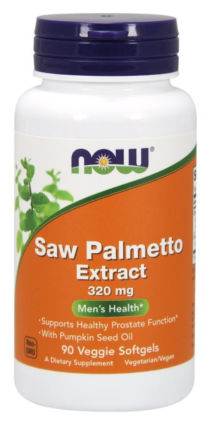Saw Palmetto Extract with Pumpkin Seed Oil, 320mg - 90 veggie softgels - VitaeSupps