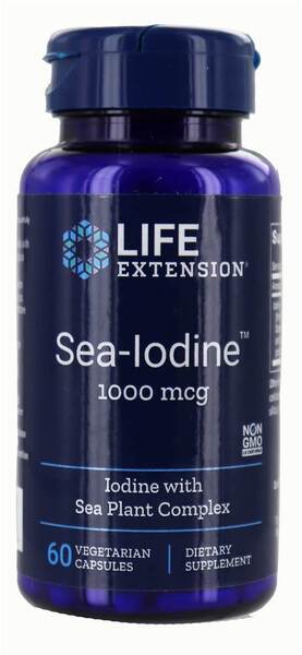 Sea Iodine, 1000mcg - 60 vcaps - VitaeSupps