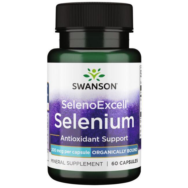 SelenoExcell Selenium, 200mcg - 60 caps - VitaeSupps