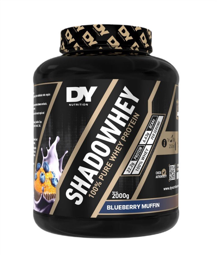 ShadoWhey 100% Pure Whey Protein, Blueberry Muffin - 2000 grams - VitaeSupps