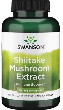 Shiitake Mushroom Extract, 500mg - 120 caps - VitaeSupps