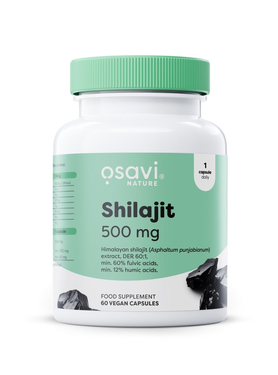 Shilajit, 500mg - 60 vegan caps - VitaeSupps