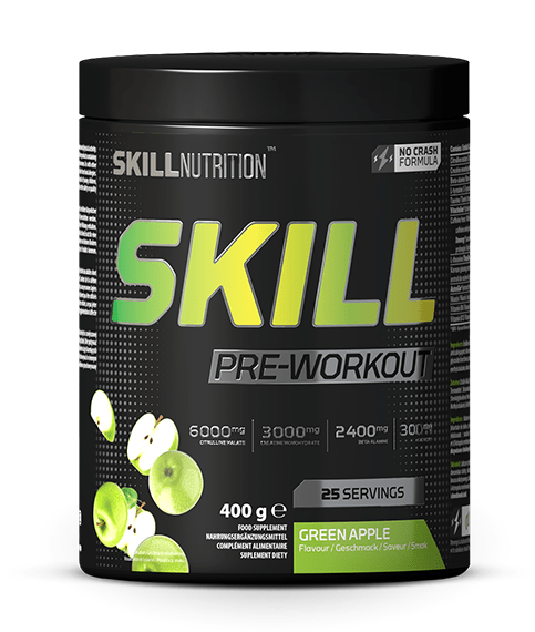 Skill Pre - Workout, Green Apple - 400 grams - VitaeSupps