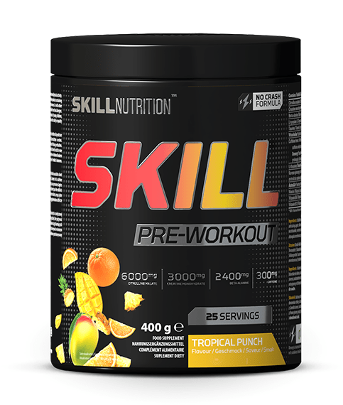 Skill Pre - Workout, Tropical Punch - 400 grams - VitaeSupps