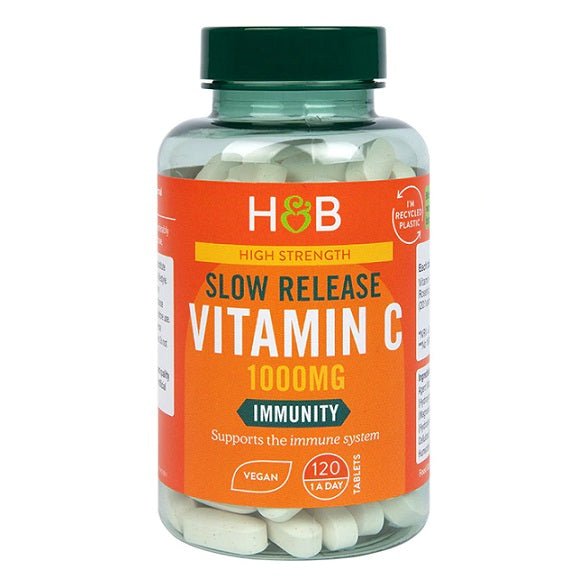 Slow Release Vitamin C, 1000mg - 120 vegan tabs - VitaeSupps