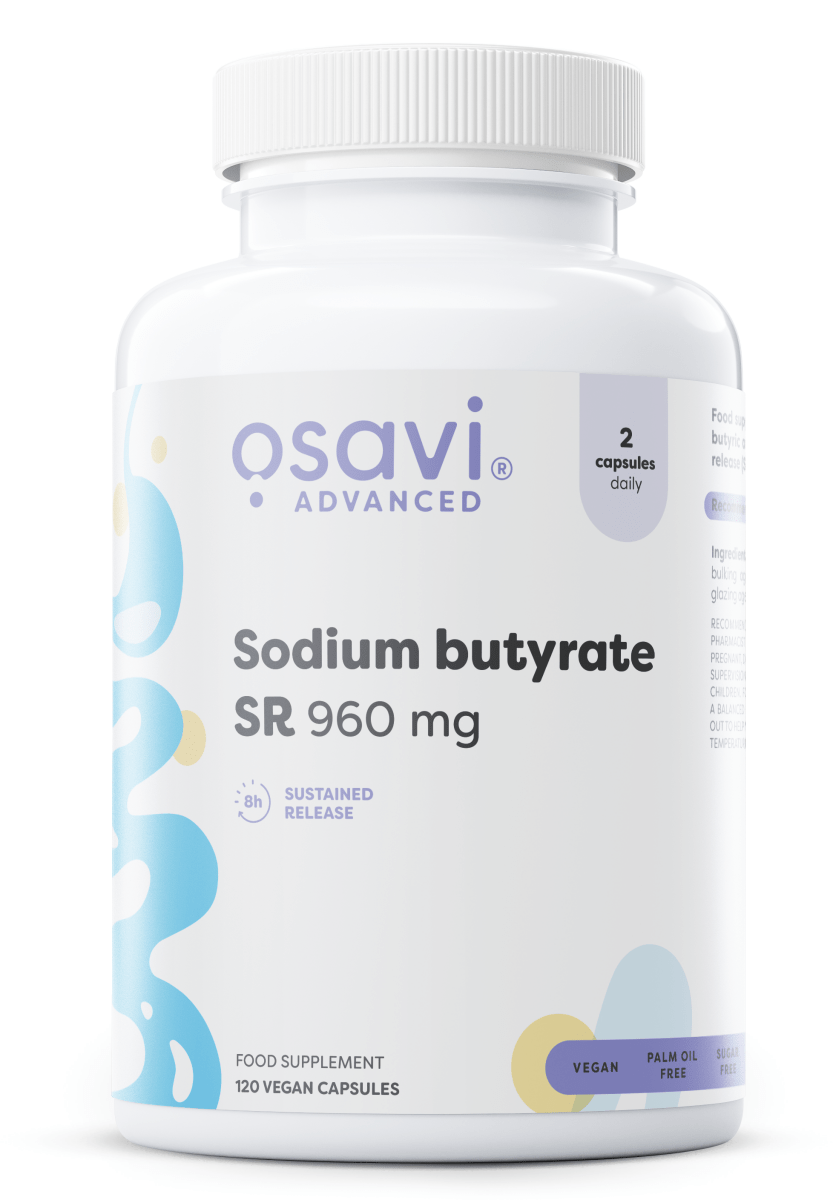 Sodium butyrate SR, 960mg - 120 vegan caps - VitaeSupps