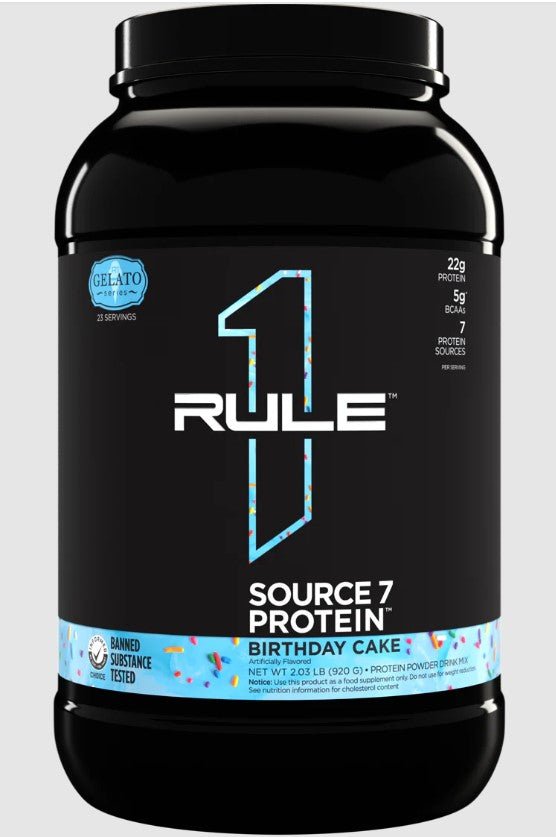 Source7 Protein, Birthday Cake - 920 grams - VitaeSupps