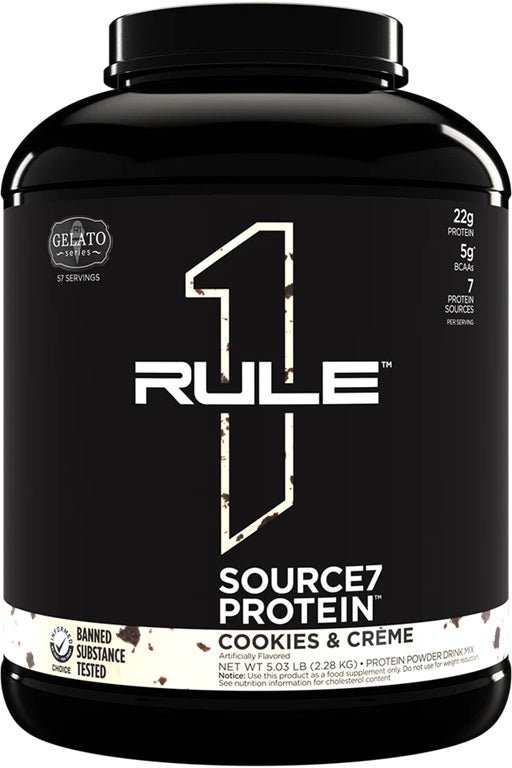 Source7 Protein, Cookies & Creme Gelato - 2280 grams - VitaeSupps