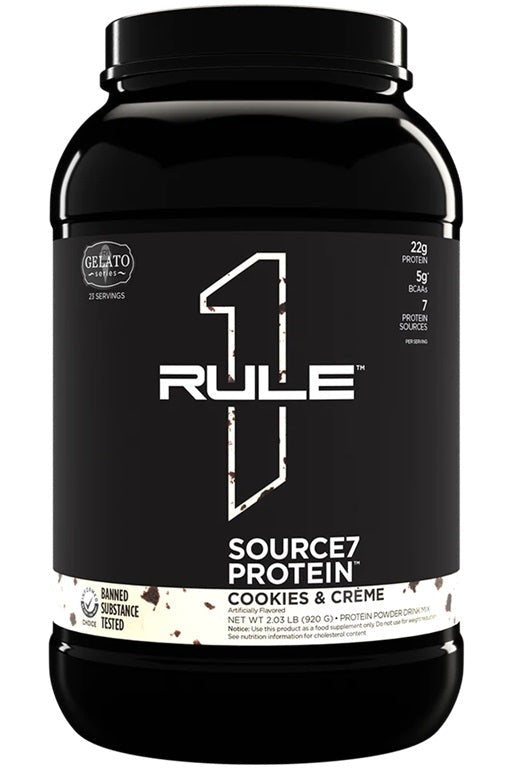 Source7 Protein, Cookies & Creme Gelato - 920 grams - VitaeSupps