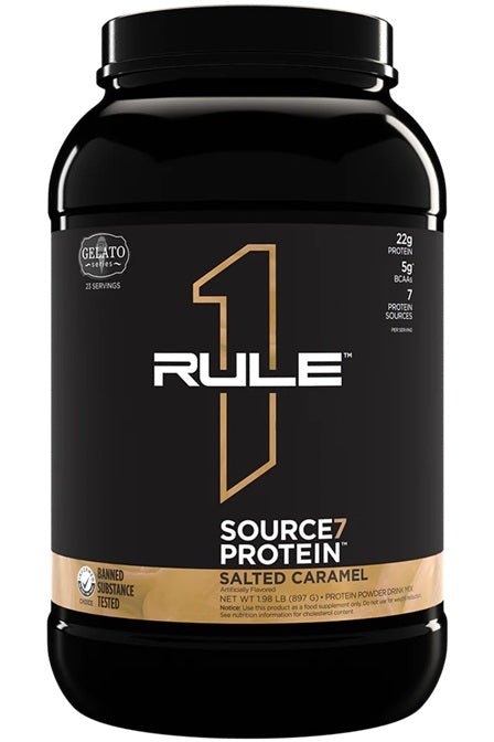 Source7 Protein, Salted Caramel Gelato - 897 grams - VitaeSupps