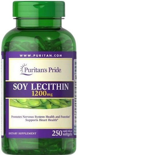 Soy Lecithin, 1200mg - 250 softgels - VitaeSupps