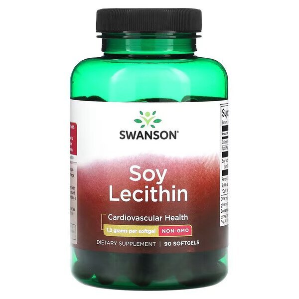 Soy Lecithin, 1200mg - 90 softgels - VitaeSupps