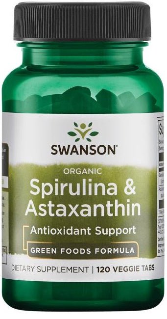 Spirulina & Astaxanthin - 120 veggie tablets - VitaeSupps