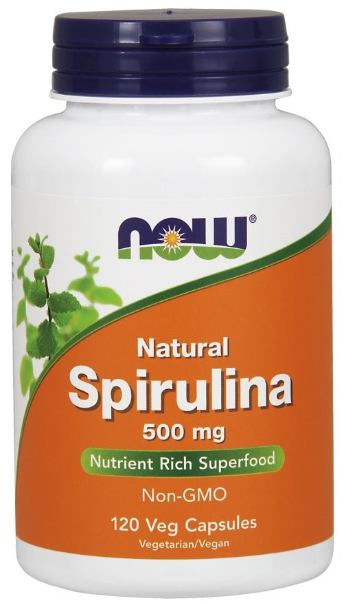 Spirulina - Natural, 500mg - 120 vcaps - VitaeSupps