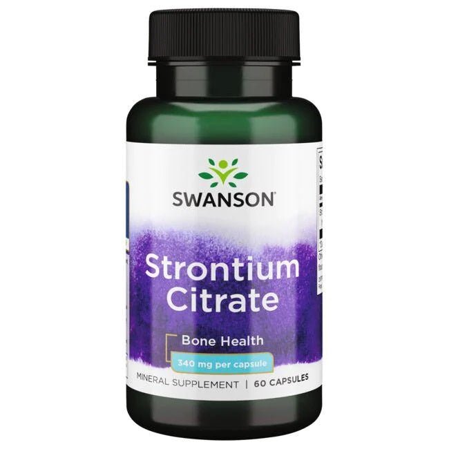 Strontium Citrate, 340mg - 60 caps - VitaeSupps