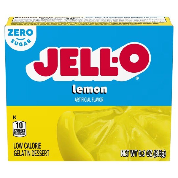 Sugar Free Gelatin Dessert, Lemon - 8.5 grams - VitaeSupps