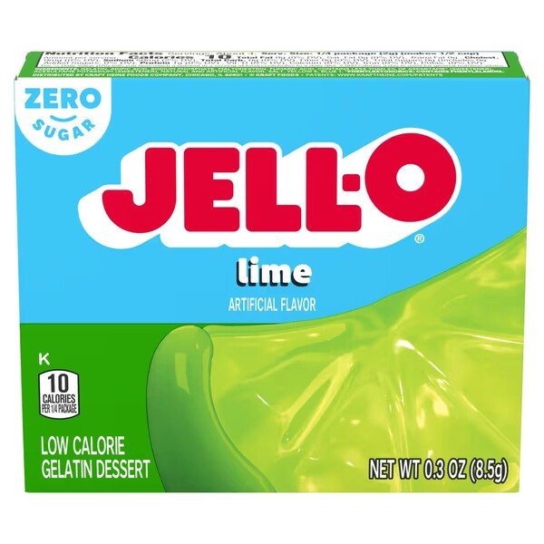 Sugar Free Gelatin Dessert, Lime - 8.5 grams - VitaeSupps