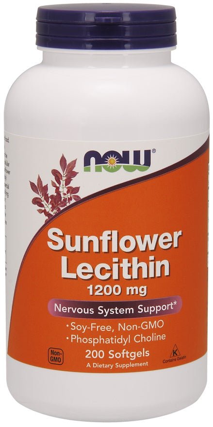 Sunflower Lecithin, 1200mg - 200 softgels - VitaeSupps
