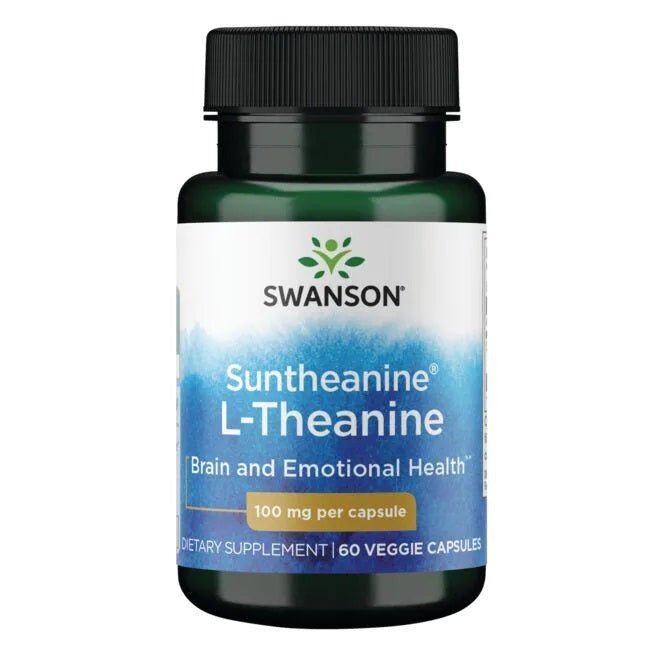 Suntheanine L - Theanine, 100mg - 60 vcaps - VitaeSupps