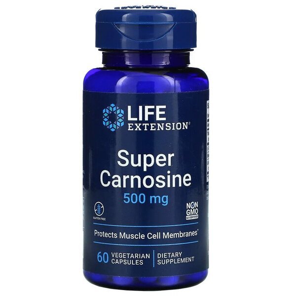 Super Carnosine, 500mg - 60 vcaps - VitaeSupps