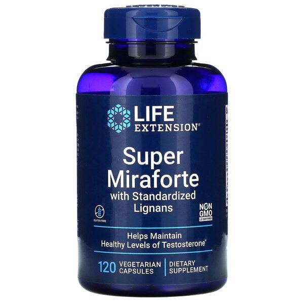 Super Miraforte with Standardized Lignans - 120 vcaps - VitaeSupps