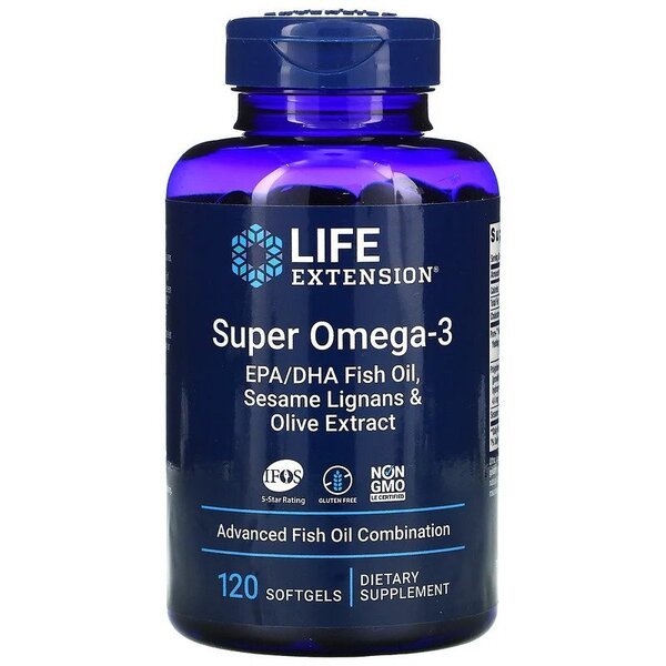 Super Omega - 3 - 120 softgels - VitaeSupps