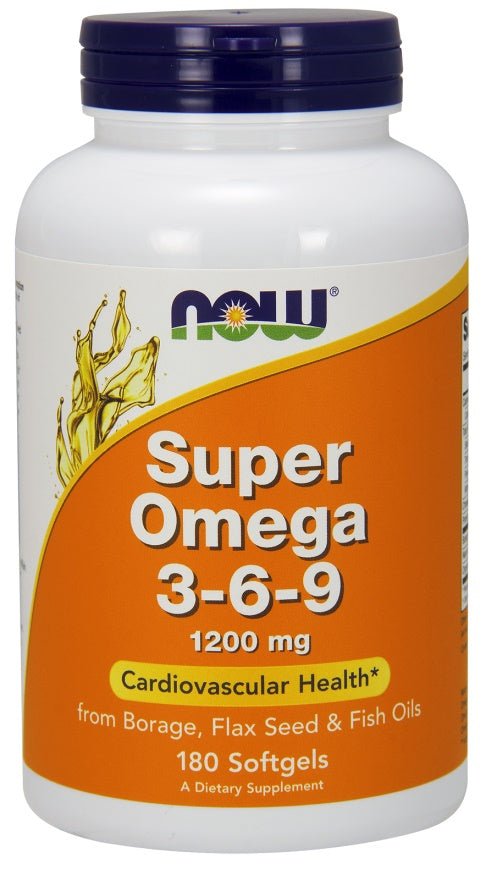 Super Omega 3 - 6 - 9, 1200mg - 180 softgels - VitaeSupps