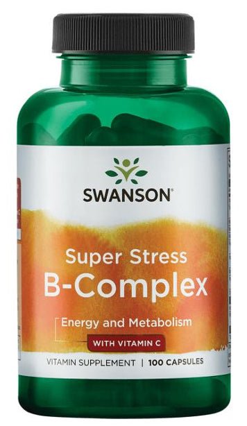 Super Stress B - Complex with Vitamin C - 100 caps - VitaeSupps