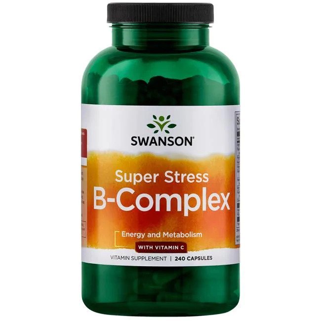 Super Stress B - Complex with Vitamin C - 240 caps - VitaeSupps