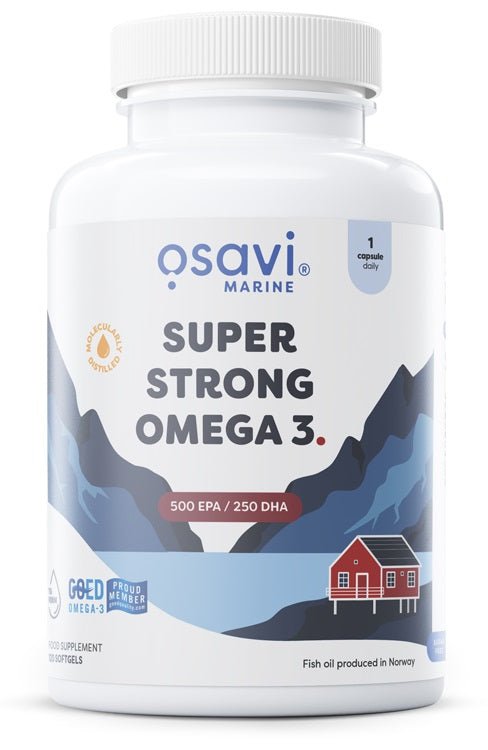 Super Strong Omega 3, 500 EPA / 250 DHA - 120 softgels - VitaeSupps