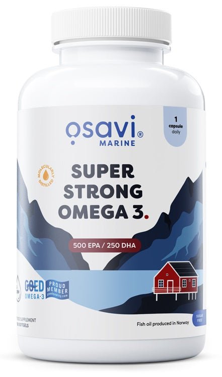Super Strong Omega 3, 500 EPA / 250 DHA - 180 softgels - VitaeSupps