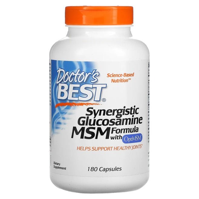 Synergistic Glucosamine MSM Formula with OptiMSM - 180 caps - VitaeSupps