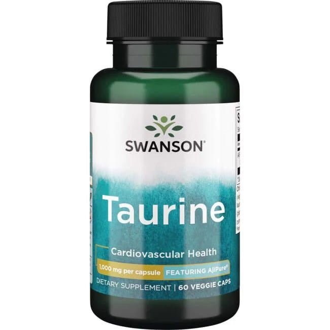 Taurine, 1000mg - 60 vcaps - VitaeSupps