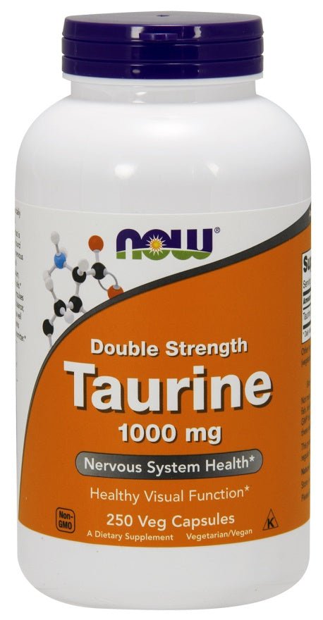 Taurine, 1000mg Double Strength - 250 vcaps - VitaeSupps