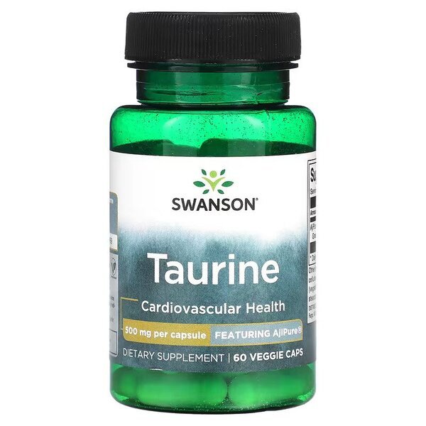 Taurine, 500mg - 60 vcaps - VitaeSupps